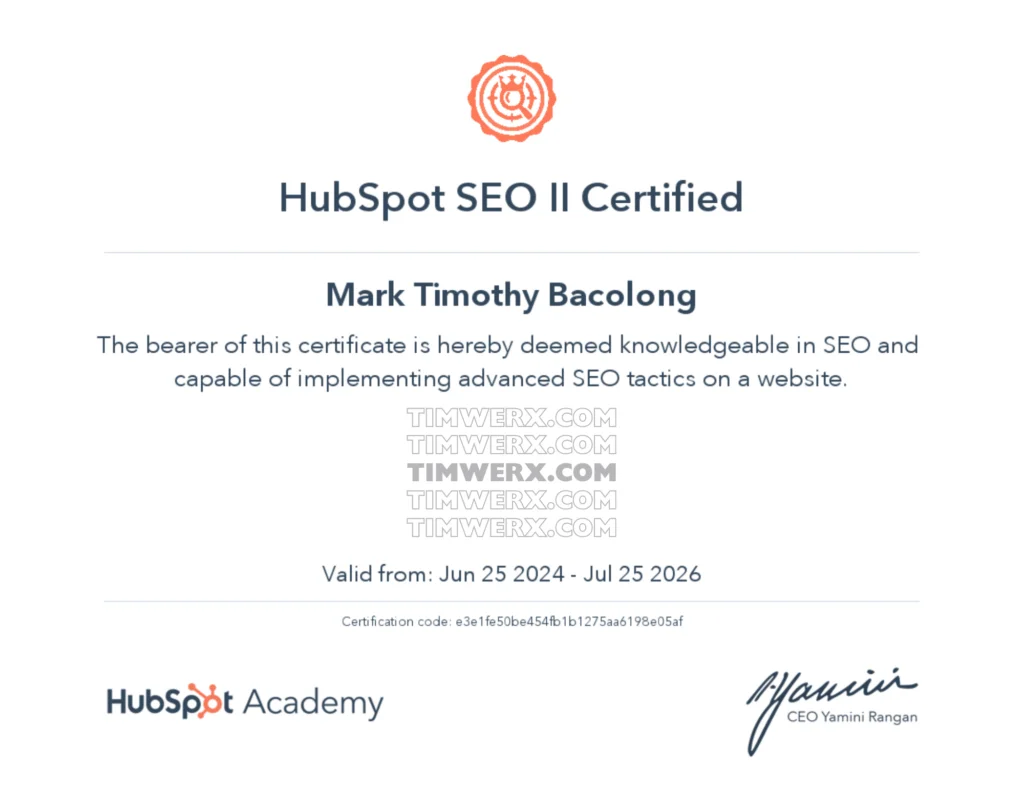HubSpot SEO II
